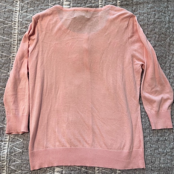 Cynthia Rowley Floral Knit Sweater Womens M Soft Lightweight - Picture 2 of 6